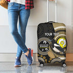 Custom AFL Collingwood NAIDOC Week Luggage Cover Keep The Fire Burning Indigenous Art