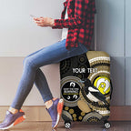 Custom AFL Collingwood NAIDOC Week Luggage Cover Keep The Fire Burning Indigenous Art
