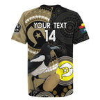 Custom AFL Collingwood NAIDOC Week Rugby Jersey Keep The Fire Burning Indigenous Art