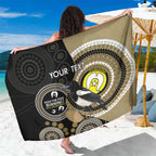 Custom AFL Collingwood NAIDOC Week Sarong Keep The Fire Burning Indigenous Art