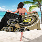 Custom AFL Collingwood NAIDOC Week Sarong Keep The Fire Burning Indigenous Art