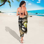 Custom AFL Collingwood NAIDOC Week Sarong Keep The Fire Burning Indigenous Art