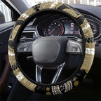 AFL Collingwood NAIDOC Week Steering Wheel Cover Keep The Fire Burning Indigenous Art