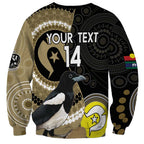Custom AFL Collingwood NAIDOC Week Sweatshirt Keep The Fire Burning Indigenous Art