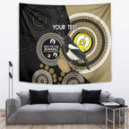 Custom AFL Collingwood NAIDOC Week Tapestry Keep The Fire Burning Indigenous Art