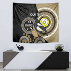 Custom AFL Collingwood NAIDOC Week Tapestry Keep The Fire Burning Indigenous Art