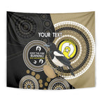 Custom AFL Collingwood NAIDOC Week Tapestry Keep The Fire Burning Indigenous Art