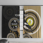 Custom AFL Collingwood NAIDOC Week Window Curtain Keep The Fire Burning Indigenous Art