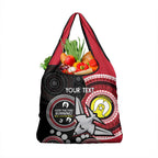 Custom AFL Essendon NAIDOC Week Grocery Bag Keep The Fire Burning Indigenous Art