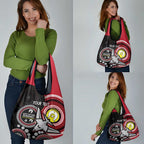 Custom AFL Essendon NAIDOC Week Grocery Bag Keep The Fire Burning Indigenous Art