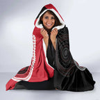 Custom AFL Essendon NAIDOC Week Hooded Blanket Keep The Fire Burning Indigenous Art