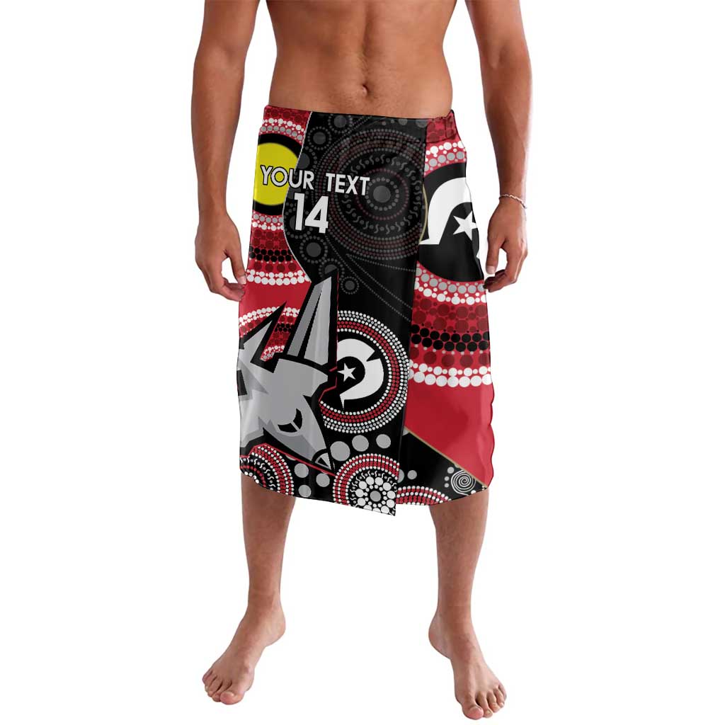 Custom AFL Essendon NAIDOC Week Lavalava Keep The Fire Burning Indigenous Art