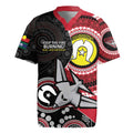 Custom AFL Essendon NAIDOC Week Rugby Jersey Keep The Fire Burning Indigenous Art