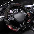 AFL Essendon NAIDOC Week Steering Wheel Cover Keep The Fire Burning Indigenous Art
