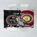 Custom AFL Essendon NAIDOC Week Tablecloth Keep The Fire Burning Indigenous Art