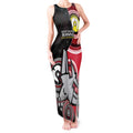 Custom AFL Essendon NAIDOC Week Tank Maxi Dress Keep The Fire Burning Indigenous Art