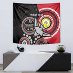 Custom AFL Essendon NAIDOC Week Tapestry Keep The Fire Burning Indigenous Art