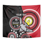 Custom AFL Essendon NAIDOC Week Tapestry Keep The Fire Burning Indigenous Art