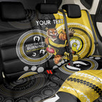 Custom AFL Richmond NAIDOC Week Back Car Seat Cover Keep The Fire Burning Indigenous Art