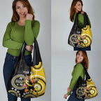Custom AFL Richmond NAIDOC Week Grocery Bag Keep The Fire Burning Indigenous Art