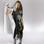 Custom AFL Richmond NAIDOC Week Hooded Blanket Keep The Fire Burning Indigenous Art