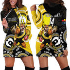 Custom AFL Richmond NAIDOC Week Hoodie Dress Keep The Fire Burning Indigenous Art