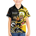 Custom AFL Richmond NAIDOC Week Kid Hawaiian Shirt Keep The Fire Burning Indigenous Art