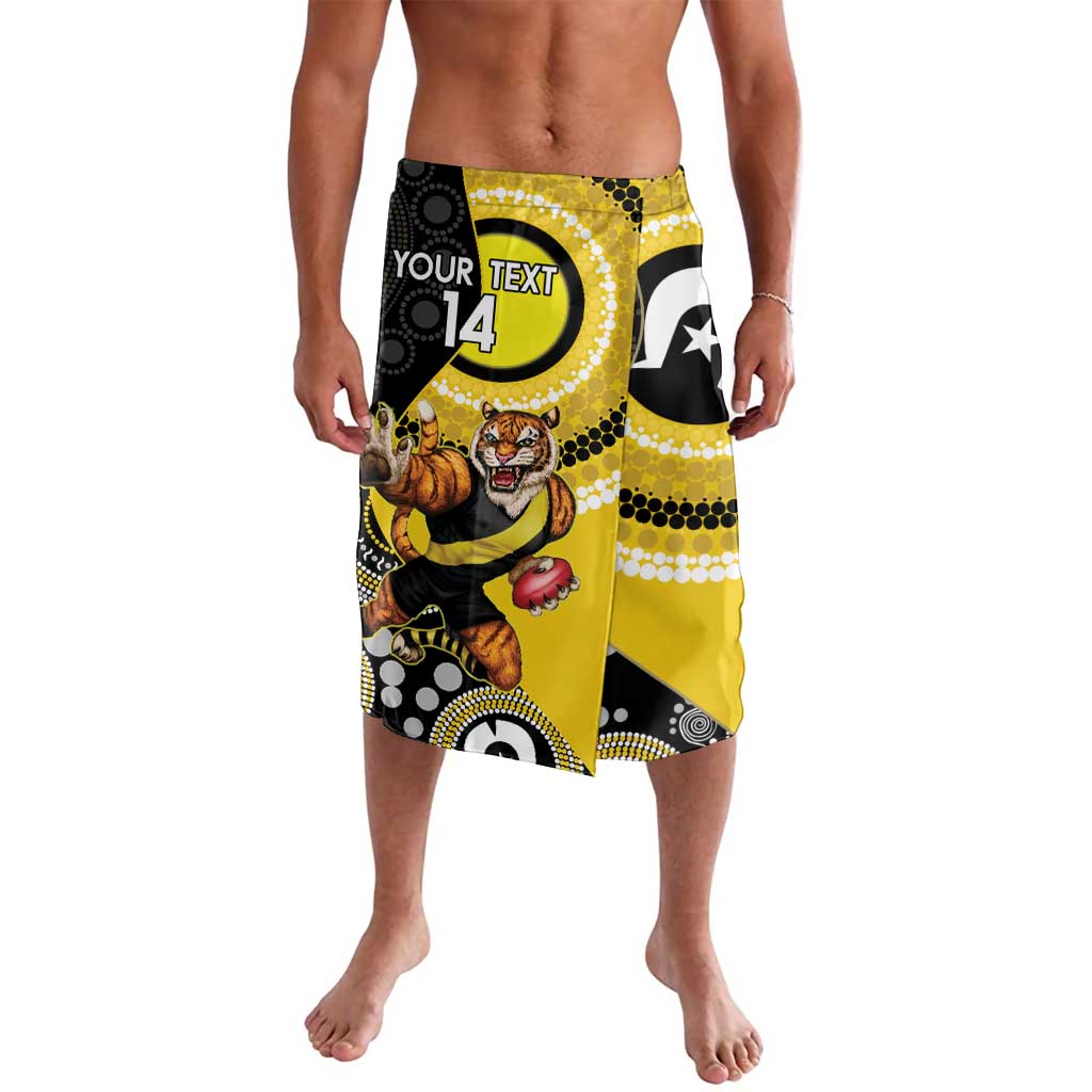 Custom AFL Richmond NAIDOC Week Lavalava Keep The Fire Burning Indigenous Art