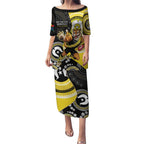 Custom AFL Richmond NAIDOC Week Puletasi Keep The Fire Burning Indigenous Art