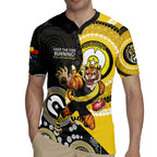 Custom AFL Richmond NAIDOC Week Rugby Jersey Keep The Fire Burning Indigenous Art