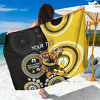 Custom AFL Richmond NAIDOC Week Sarong Keep The Fire Burning Indigenous Art