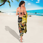 Custom AFL Richmond NAIDOC Week Sarong Keep The Fire Burning Indigenous Art