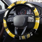 AFL Richmond NAIDOC Week Steering Wheel Cover Keep The Fire Burning Indigenous Art