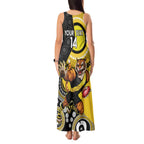 Custom AFL Richmond NAIDOC Week Tank Maxi Dress Keep The Fire Burning Indigenous Art