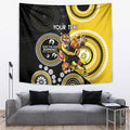 Custom AFL Richmond NAIDOC Week Tapestry Keep The Fire Burning Indigenous Art