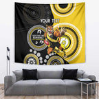 Custom AFL Richmond NAIDOC Week Tapestry Keep The Fire Burning Indigenous Art