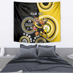 Custom AFL Richmond NAIDOC Week Tapestry Keep The Fire Burning Indigenous Art