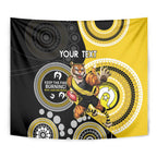 Custom AFL Richmond NAIDOC Week Tapestry Keep The Fire Burning Indigenous Art