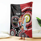 Custom AFL St Kilda NAIDOC Week Blanket Keep The Fire Burning Indigenous Art
