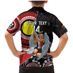 Custom AFL St Kilda NAIDOC Week Family Matching Mermaid Dress and Hawaiian Shirt Keep The Fire Burning Indigenous Art