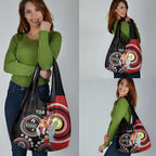 Custom AFL St Kilda NAIDOC Week Grocery Bag Keep The Fire Burning Indigenous Art