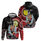 Custom AFL St Kilda NAIDOC Week Hoodie Keep The Fire Burning Indigenous Art