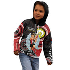 Custom AFL St Kilda NAIDOC Week Kid Hoodie Keep The Fire Burning Indigenous Art