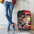 Custom AFL St Kilda NAIDOC Week Luggage Cover Keep The Fire Burning Indigenous Art