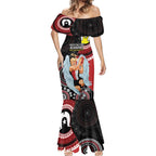 Custom AFL St Kilda NAIDOC Week Mermaid Dress Keep The Fire Burning Indigenous Art