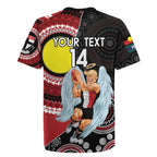 Custom AFL St Kilda NAIDOC Week Rugby Jersey Keep The Fire Burning Indigenous Art