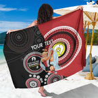 Custom AFL St Kilda NAIDOC Week Sarong Keep The Fire Burning Indigenous Art