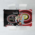 Custom AFL St Kilda NAIDOC Week Tablecloth Keep The Fire Burning Indigenous Art