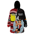 Custom AFL St Kilda NAIDOC Week Wearable Blanket Hoodie Keep The Fire Burning Indigenous Art