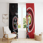 Custom AFL St Kilda NAIDOC Week Window Curtain Keep The Fire Burning Indigenous Art